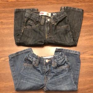 Levi straight leg 514 & 526 regular jeans 12 month